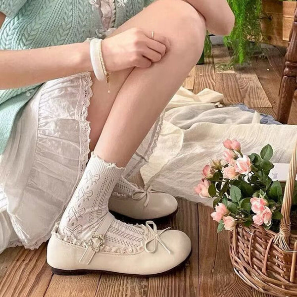 Women'S Vintage French Mary Jane Shoes - Round Toe Flat with Bow Accent, Soft PU Cover-like Synthetic, Cushioned Insole - Brown Everyday & Formal Shoes for Women - All-Season Casual & Formal Outfits, Ladies Dress Shoes, Versatile Footwear, Classic Design,